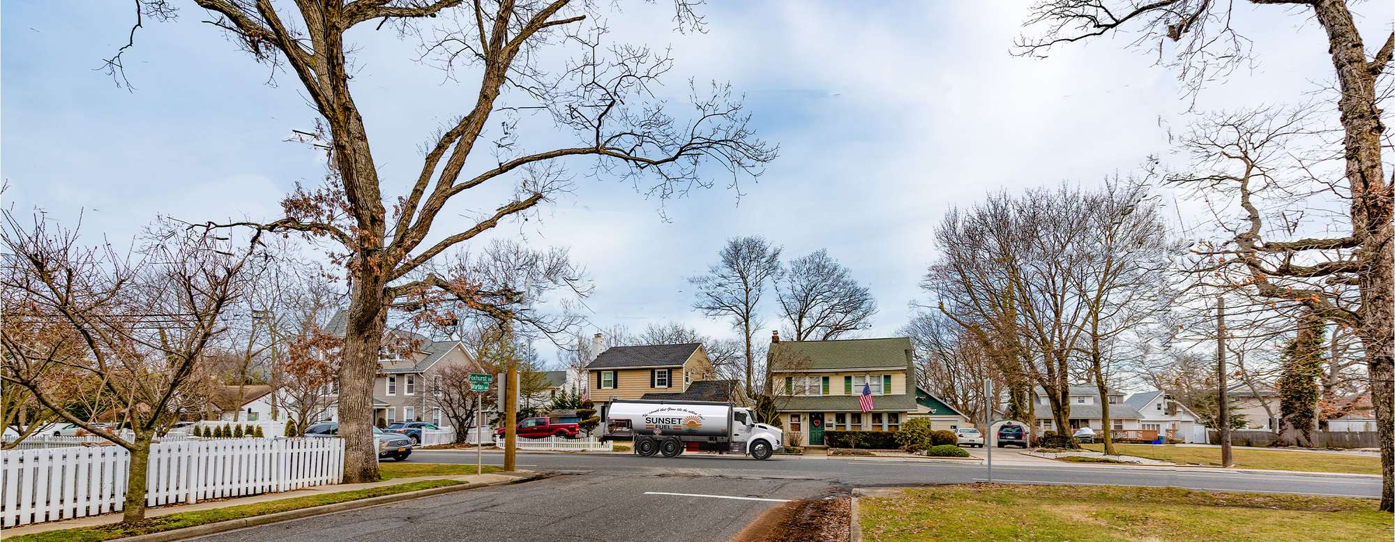 Photo of a truck delivering heating oil Photo of a truck delivering heating oil